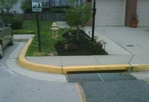Our client wanted an access ramp and path to connect their sidewalks.  They wanted their mailbox relocated to this area also